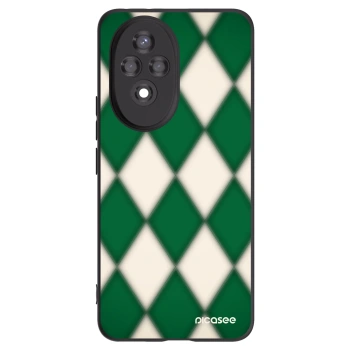 Picasee silikonowe czarne etui na Honor 200 Pro 5G - Emerald Diamond