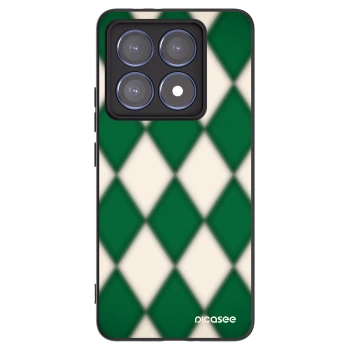 Picasee silikonowe czarne etui na Xiaomi 14T Pro - Emerald Diamond