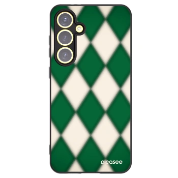 Picasee silikonowe czarne etui na Samsung Galaxy S24 FE S721B - Emerald Diamond