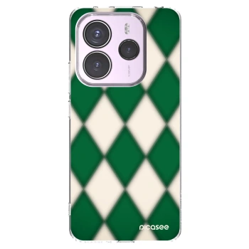 Picasee silikonowe przeźroczyste etui na Xiaomi Redmi Note 14 5G - Emerald Diamond