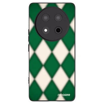 Picasee silikonowe czarne etui na Honor Magic7 Lite 5G - Emerald Diamond