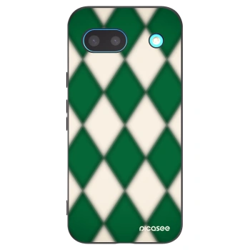 Picasee silikonowe czarne etui na Google Pixel 8 - Emerald Diamond