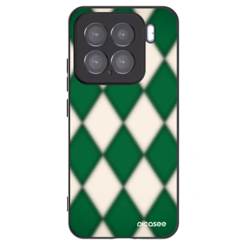 Picasee silikonowe czarne etui na Xiaomi 15 - Emerald Diamond