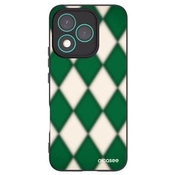 Picasee silikonowe czarne etui na Honor 400 Lite 5G - Emerald Diamond