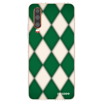 Picasee silikonowe przeźroczyste etui na Huawei P30 - Emerald Diamond