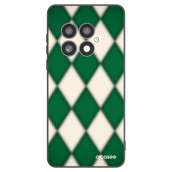Picasee silikonowe czarne etui na OnePlus 13 5G - Emerald Diamond
