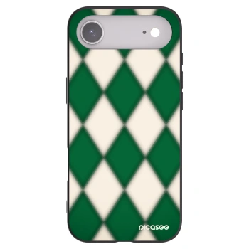 Picasee silikonowe czarne etui na Apple iPhone Air - Emerald Diamond
