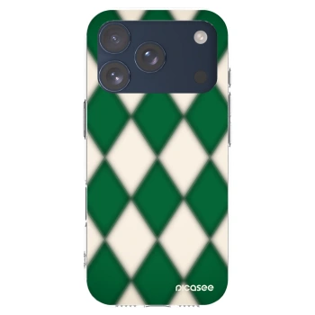 Picasee silikonowe przeźroczyste etui na Apple iPhone 17 Pro - Emerald Diamond