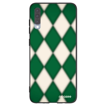 Picasee silikonowe czarne etui na Samsung Galaxy A70 A705F - Emerald Diamond