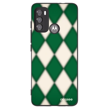 Picasee silikonowe czarne etui na Motorola Edge 60 5G - Emerald Diamond