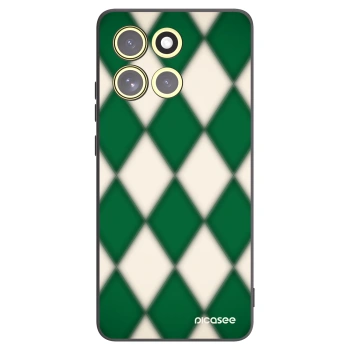 Picasee silikonowe czarne etui na Motorola Moto G86 5G - Emerald Diamond