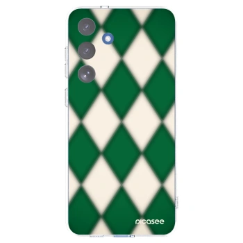 Picasee silikonowe przeźroczyste etui na Samsung Galaxy S25 FE 5G - Emerald Diamond