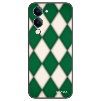 Picasee silikonowe czarne etui na Vivo Y29s 5G - Emerald Diamond