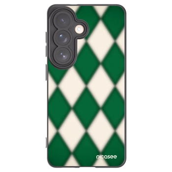 Picasee silikonowe czarne etui na Samsung Galaxy S26 - Emerald Diamond