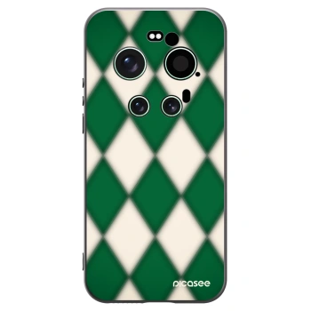 Picasee silikonowe czarne etui na Xiaomi 17 Ultra - Emerald Diamond