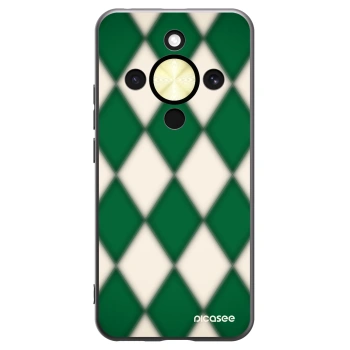 Picasee silikonowe czarne etui na Honor Magic8 Lite 5G - Emerald Diamond
