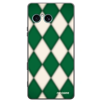 Picasee silikonowe czarne etui na Sony Xperia 10 VII - Emerald Diamond