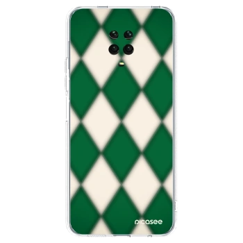 Picasee silikonowe przeźroczyste etui na Xiaomi Redmi Note 9 Pro - Emerald Diamond