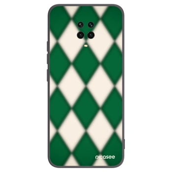 Picasee silikonowe czarne etui na Xiaomi Redmi Note 9 Pro - Emerald Diamond