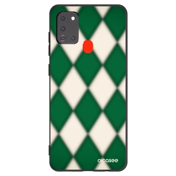 Picasee silikonowe czarne etui na Samsung Galaxy A21s - Emerald Diamond