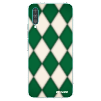 Picasee silikonowe przeźroczyste etui na Samsung Galaxy A30s A307F - Emerald Diamond