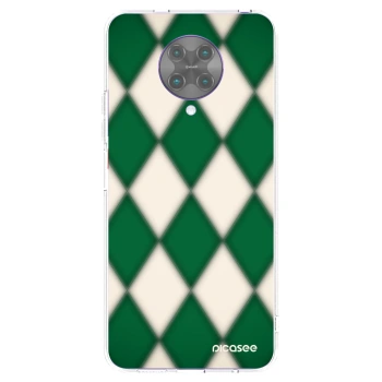 Picasee silikonowe przeźroczyste etui na Xiaomi Poco F2 Pro - Emerald Diamond