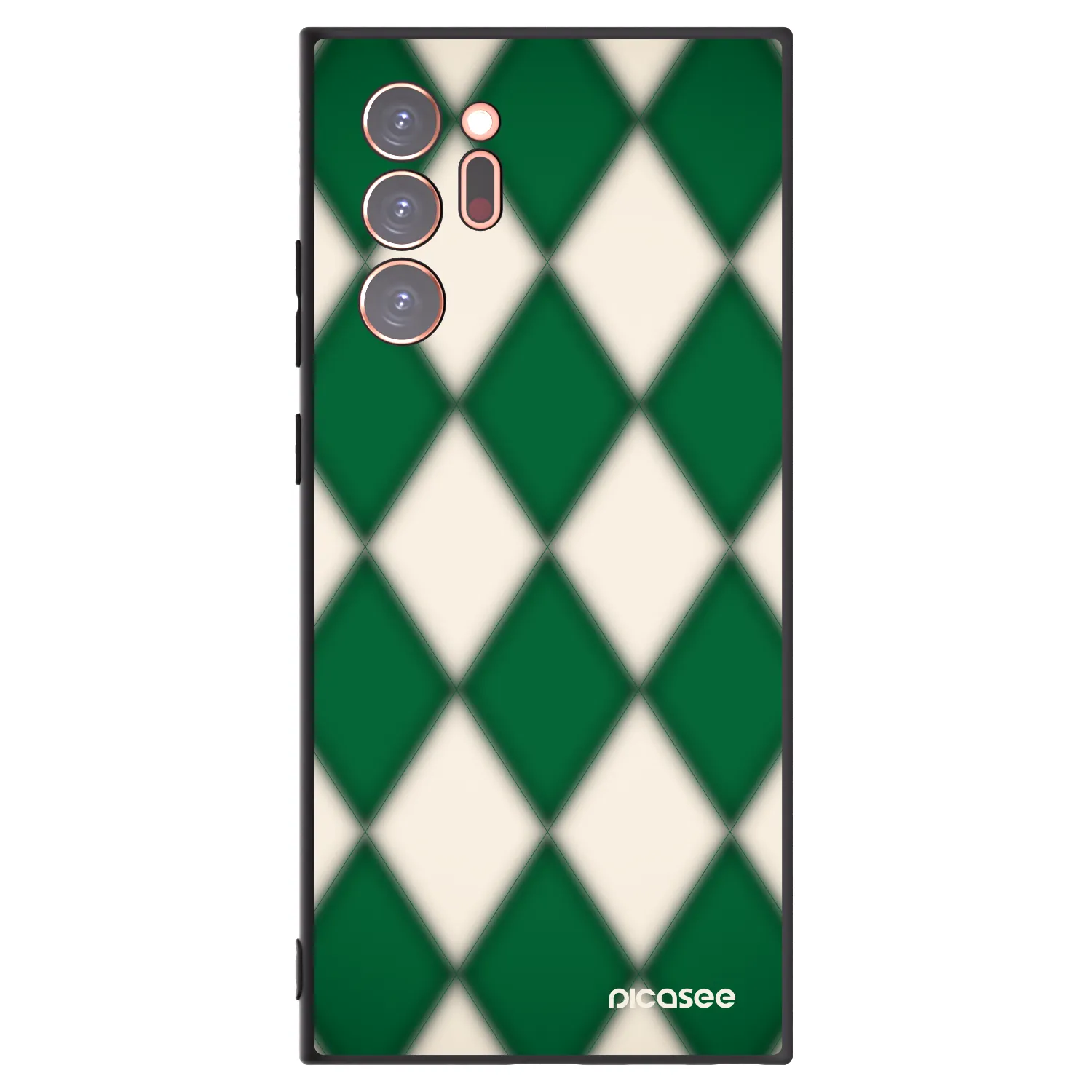 Picasee silikonowe czarne etui na Samsung Galaxy Note 20 Ultra - Emerald Diamond