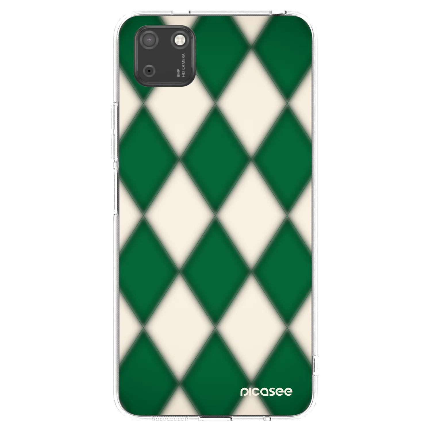 Picasee silikonowe przeźroczyste etui na Huawei Y5P - Emerald Diamond
