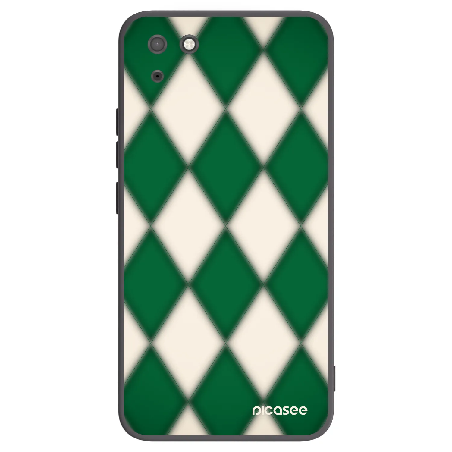 Picasee silikonowe czarne etui na Huawei Y5P - Emerald Diamond