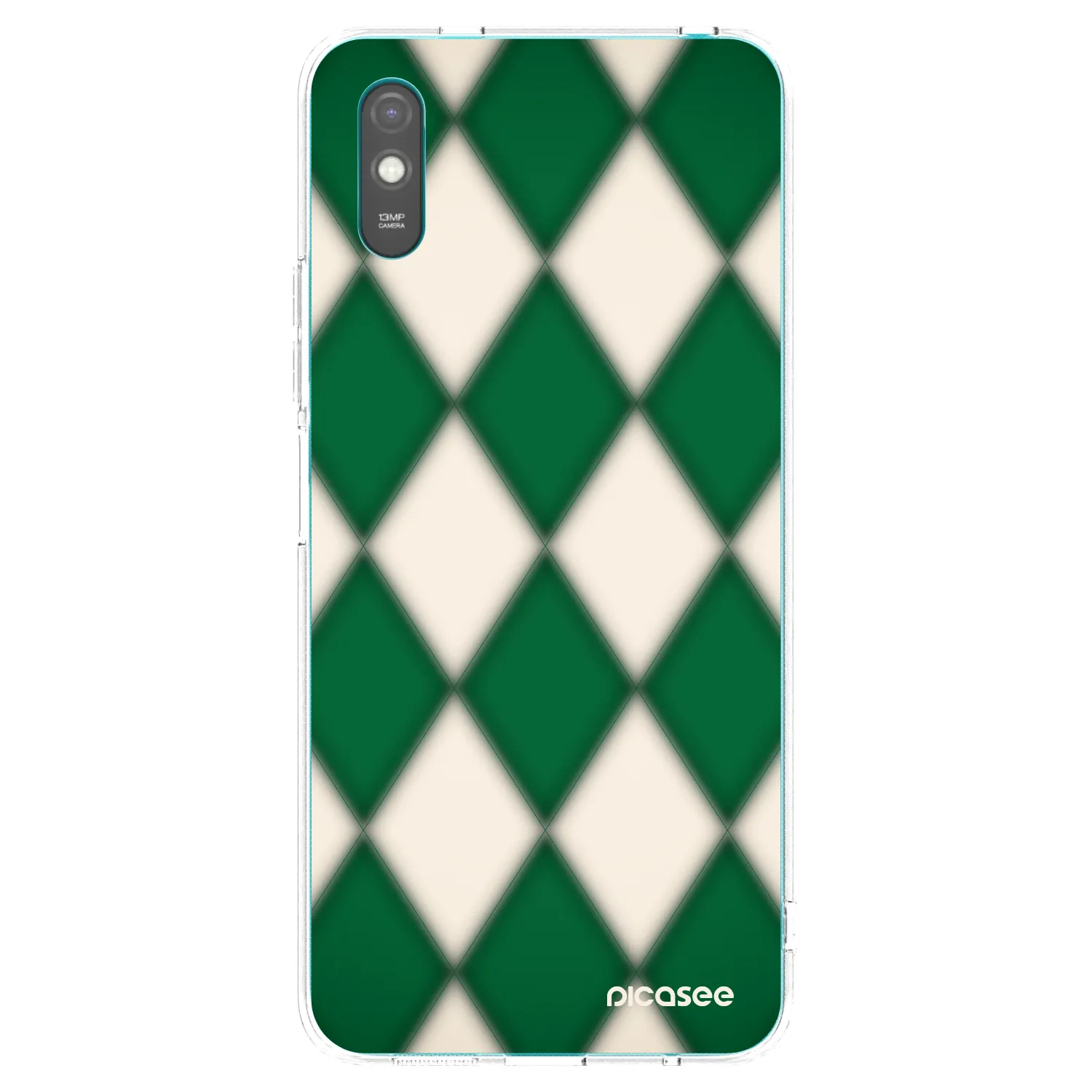Picasee silikonowe przeźroczyste etui na Xiaomi Redmi 9A - Emerald Diamond