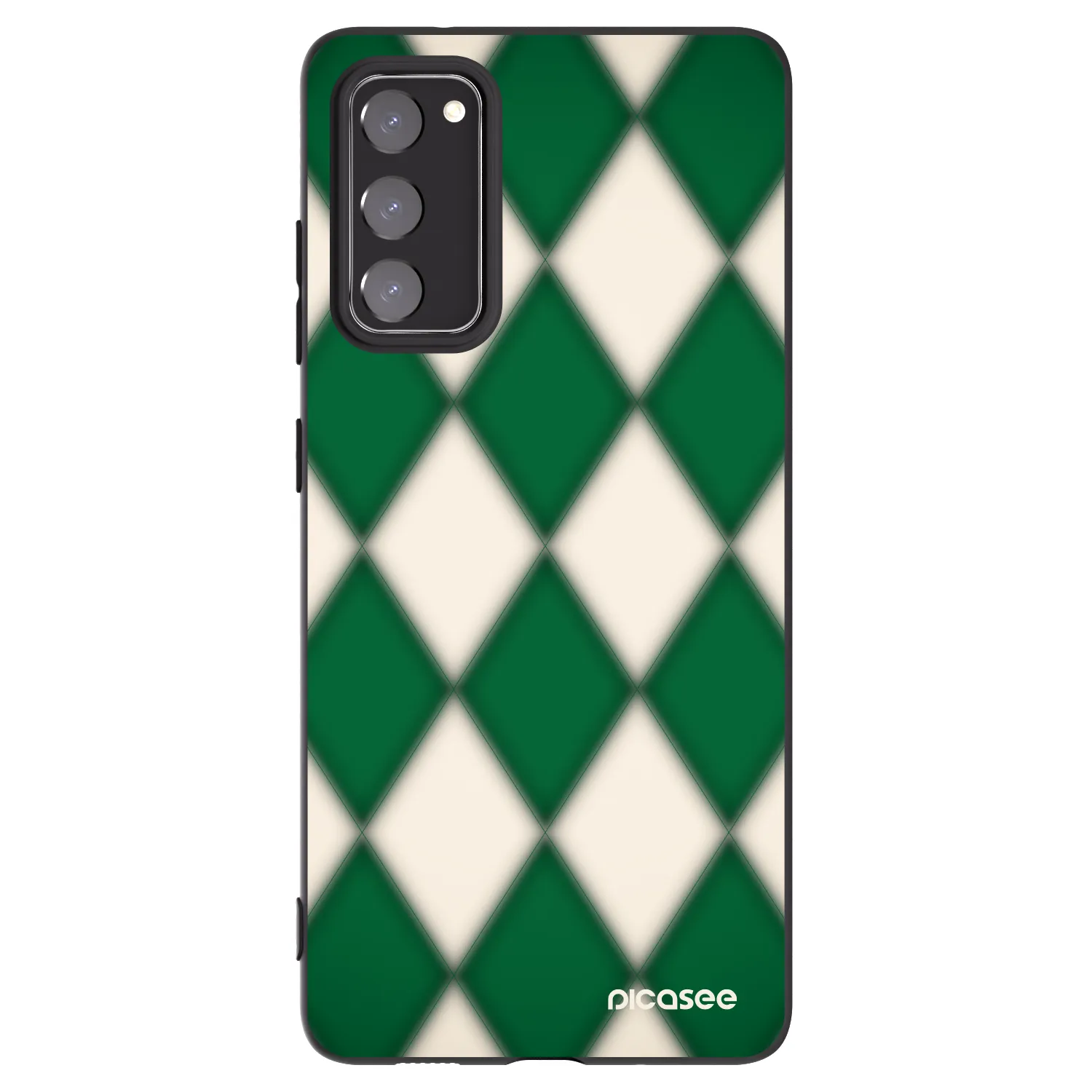 Picasee silikonowe czarne etui na Samsung Galaxy S20 FE - Emerald Diamond