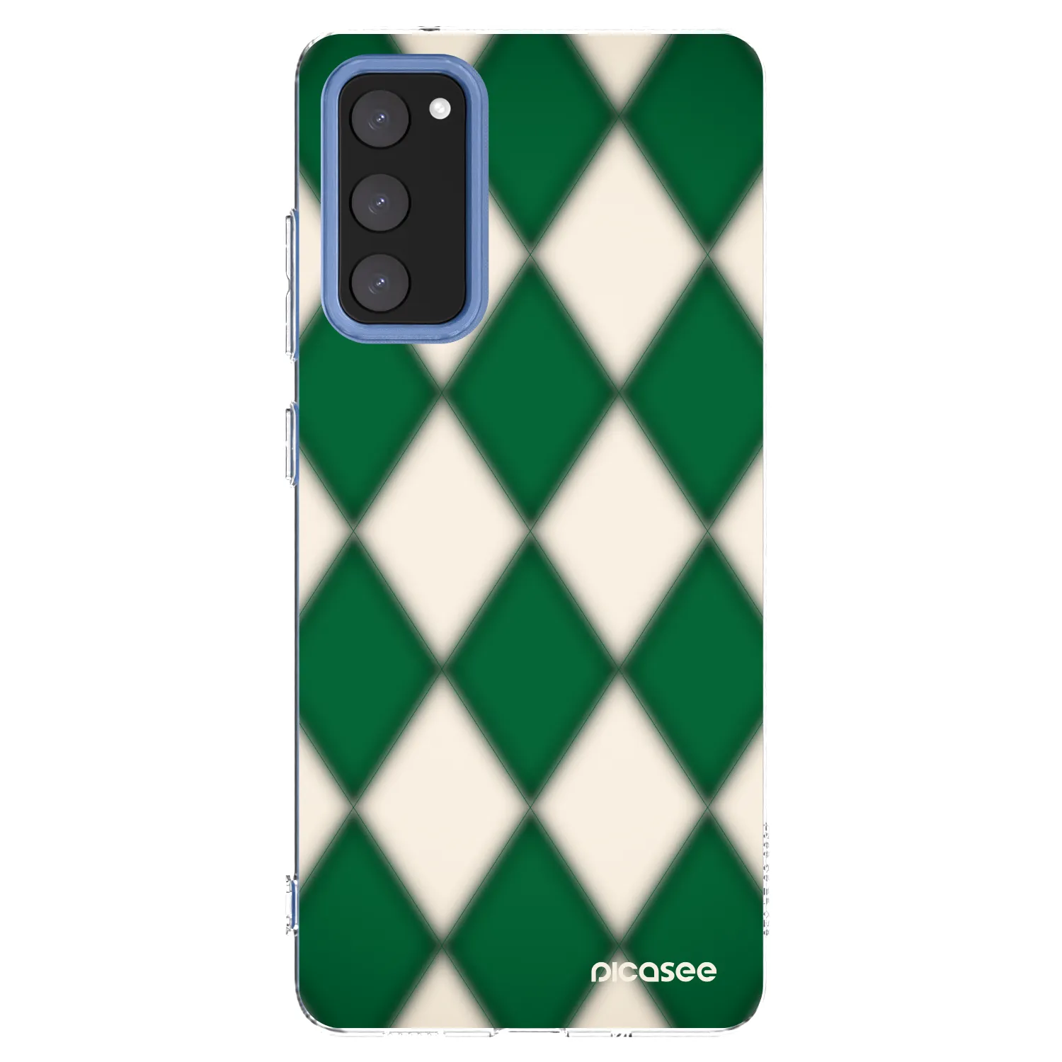 Picasee silikonowe przeźroczyste etui na Samsung Galaxy S20 FE - Emerald Diamond