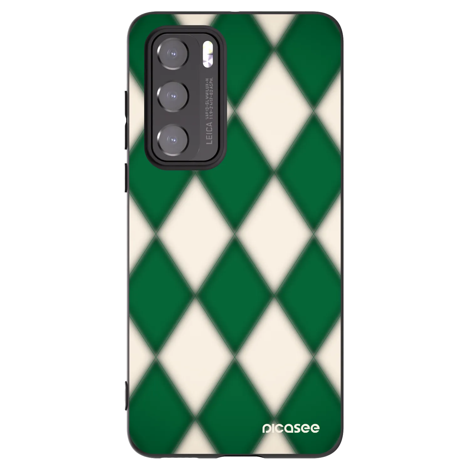 Picasee silikonowe czarne etui na Huawei P40 - Emerald Diamond
