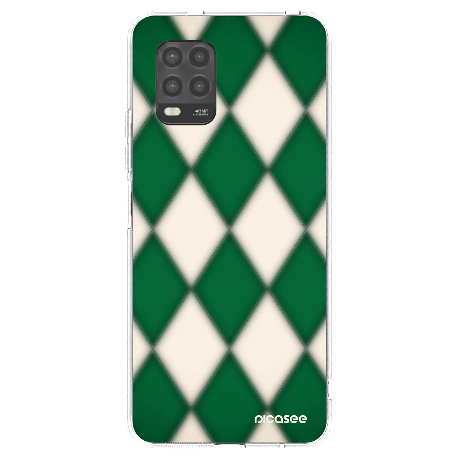 Picasee silikonowe przeźroczyste etui na Xiaomi Mi 10 Lite - Emerald Diamond