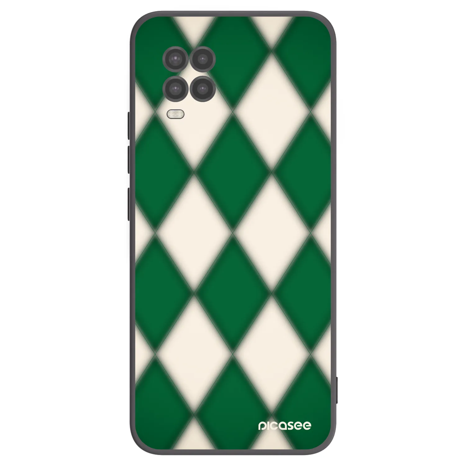 Picasee silikonowe czarne etui na Xiaomi Mi 10 Lite - Emerald Diamond