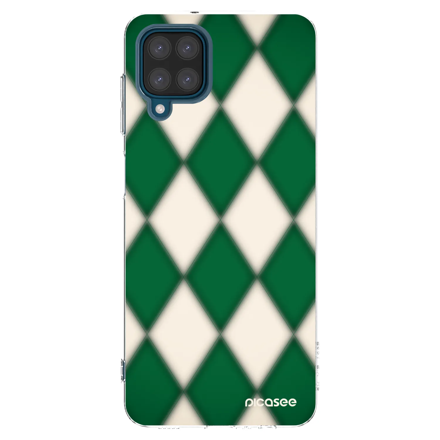 Picasee silikonowe przeźroczyste etui na Samsung Galaxy A12 A125F - Emerald Diamond