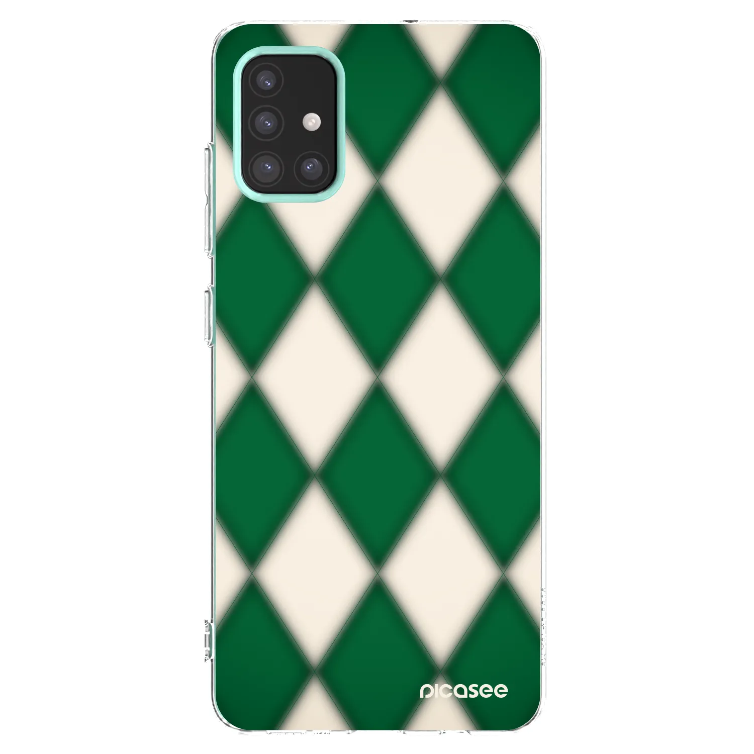Picasee silikonowe przeźroczyste etui na Samsung Galaxy M31s - Emerald Diamond