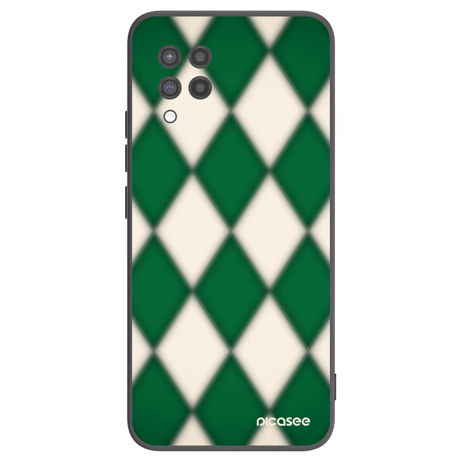 Picasee silikonowe czarne etui na Samsung Galaxy A42 A426B - Emerald Diamond