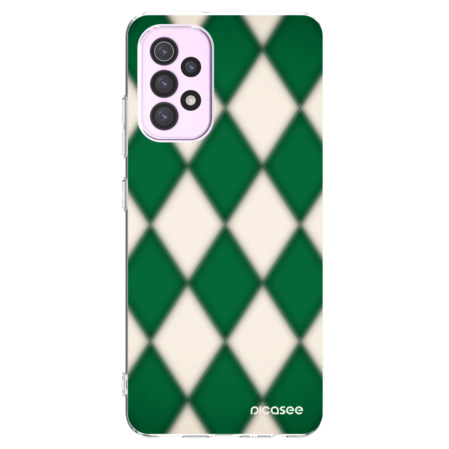 Picasee silikonowe przeźroczyste etui na Samsung Galaxy A32 5G A326B - Emerald Diamond