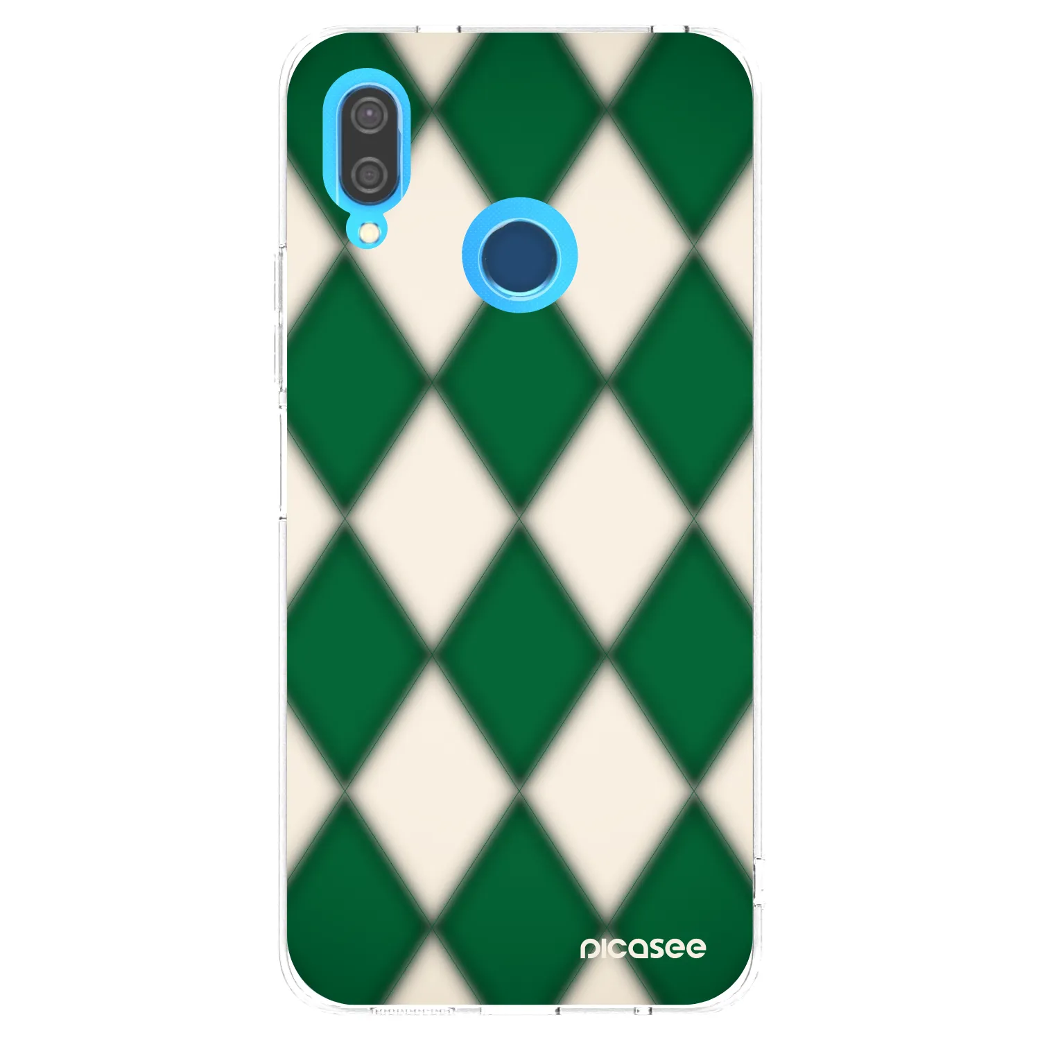 Picasee silikonowe przeźroczyste etui na Huawei P20 Lite - Emerald Diamond