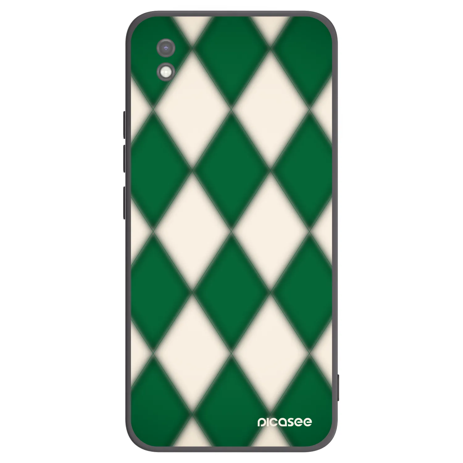 Picasee silikonowe czarne etui na Xiaomi Redmi 9AT - Emerald Diamond