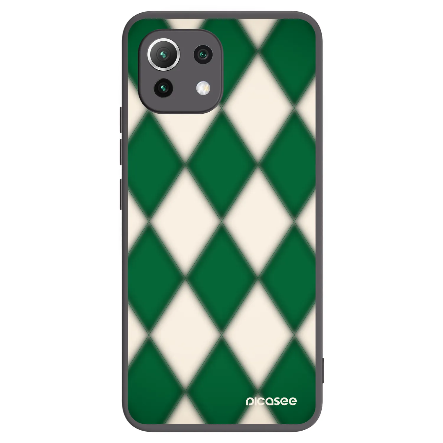 Picasee silikonowe czarne etui na Xiaomi Mi 11 Lite - Emerald Diamond