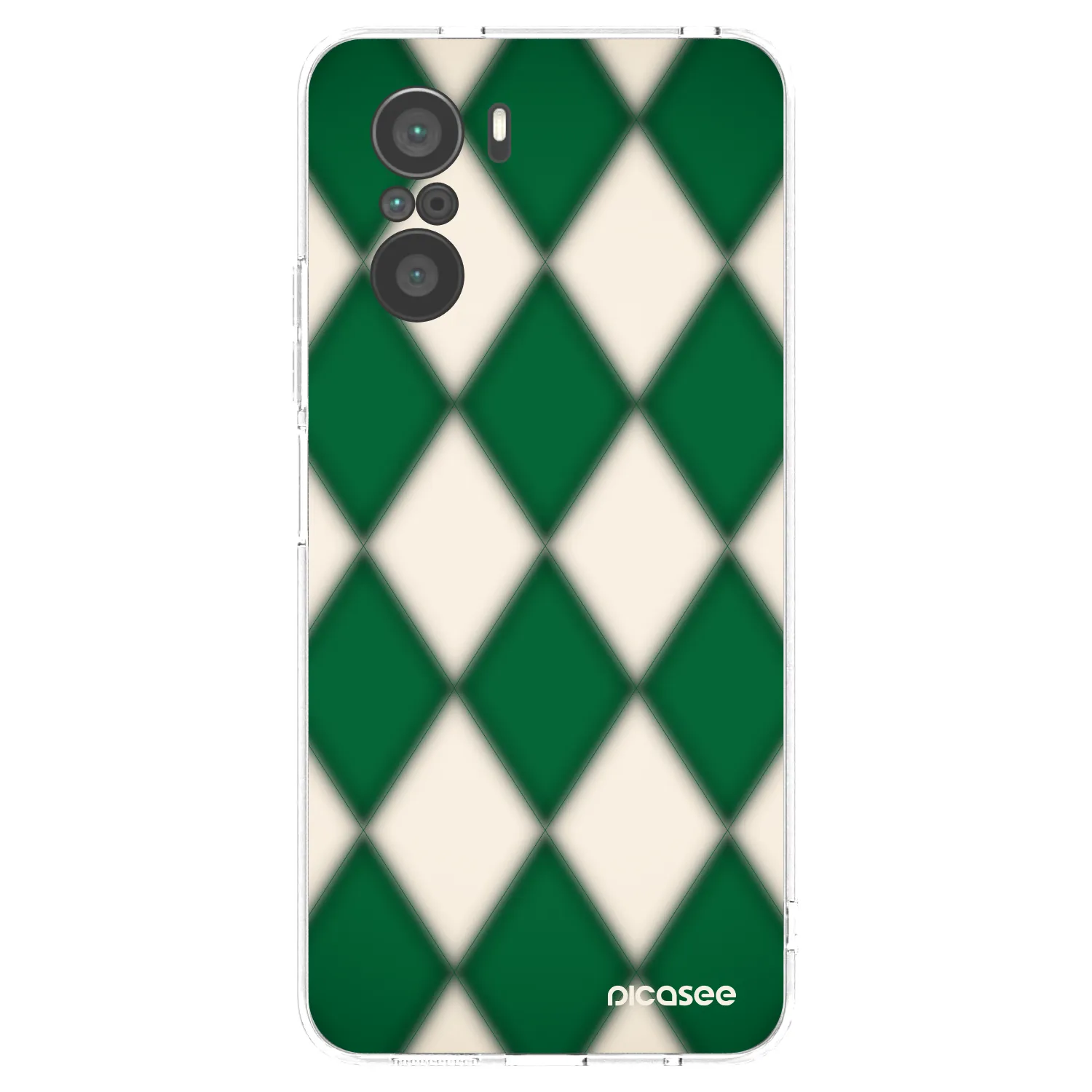 Picasee silikonowe przeźroczyste etui na Xiaomi Poco F3 - Emerald Diamond