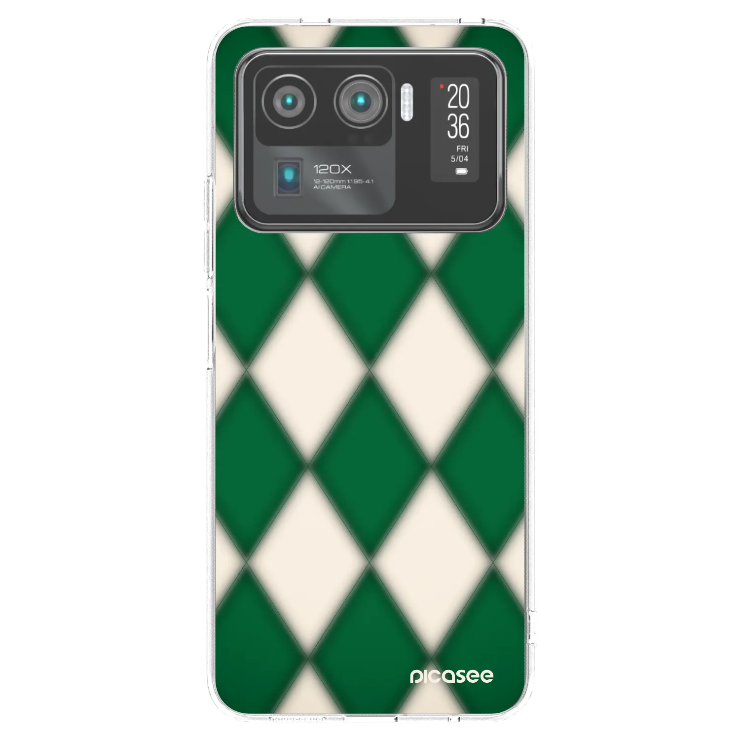 Picasee silikonowe przeźroczyste etui na Xiaomi Mi 11 Ultra - Emerald Diamond