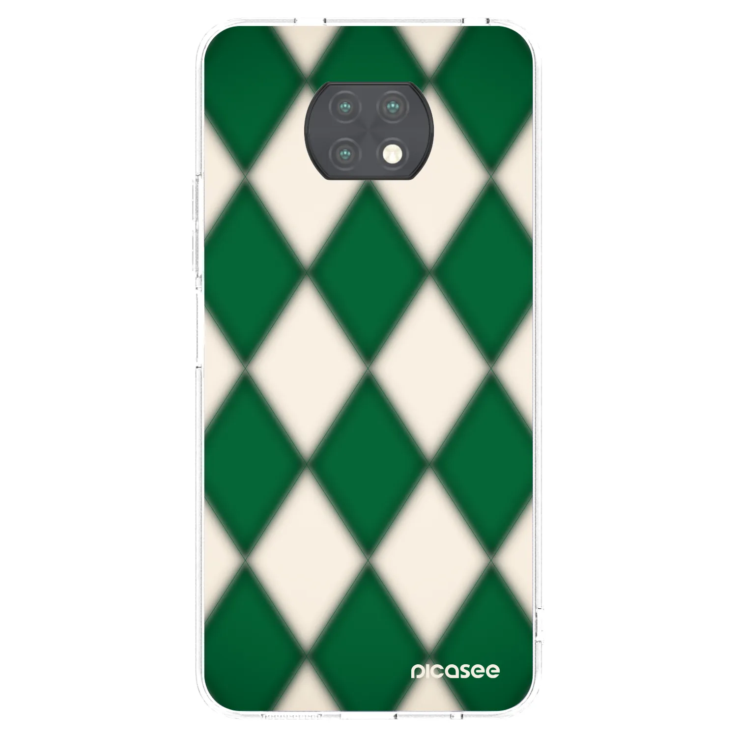 Picasee silikonowe przeźroczyste etui na Xiaomi Redmi Note 9T - Emerald Diamond