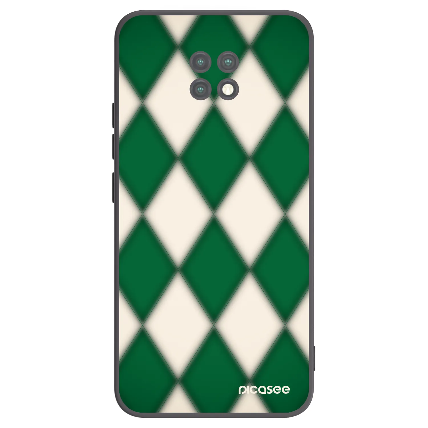 Picasee silikonowe czarne etui na Xiaomi Redmi Note 9T - Emerald Diamond