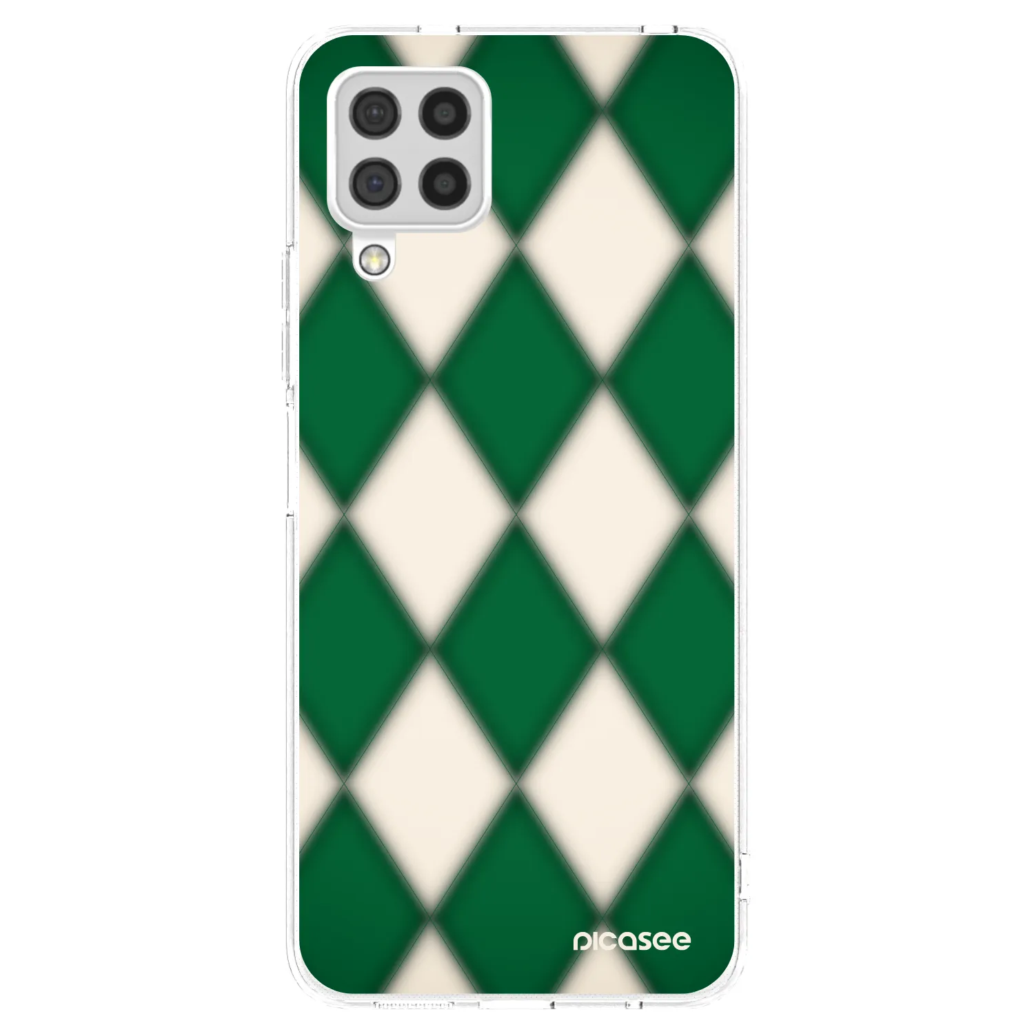Picasee silikonowe przeźroczyste etui na Samsung Galaxy A22 A225F 4G - Emerald Diamond