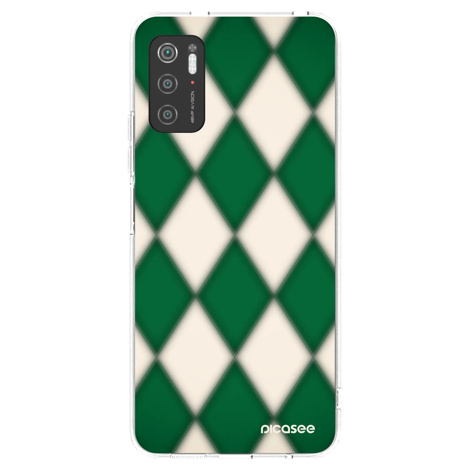 Picasee silikonowe przeźroczyste etui na Xiaomi Poco M3 Pro 5G - Emerald Diamond