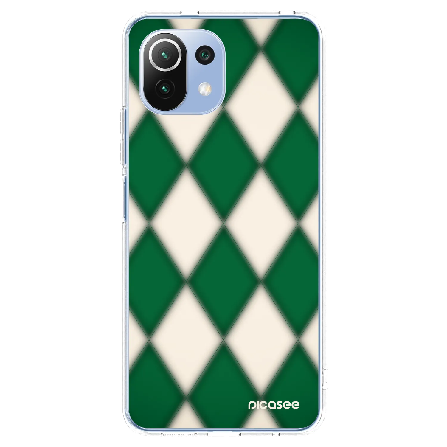 Picasee silikonowe przeźroczyste etui na Xiaomi 11 Lite 5G NE - Emerald Diamond