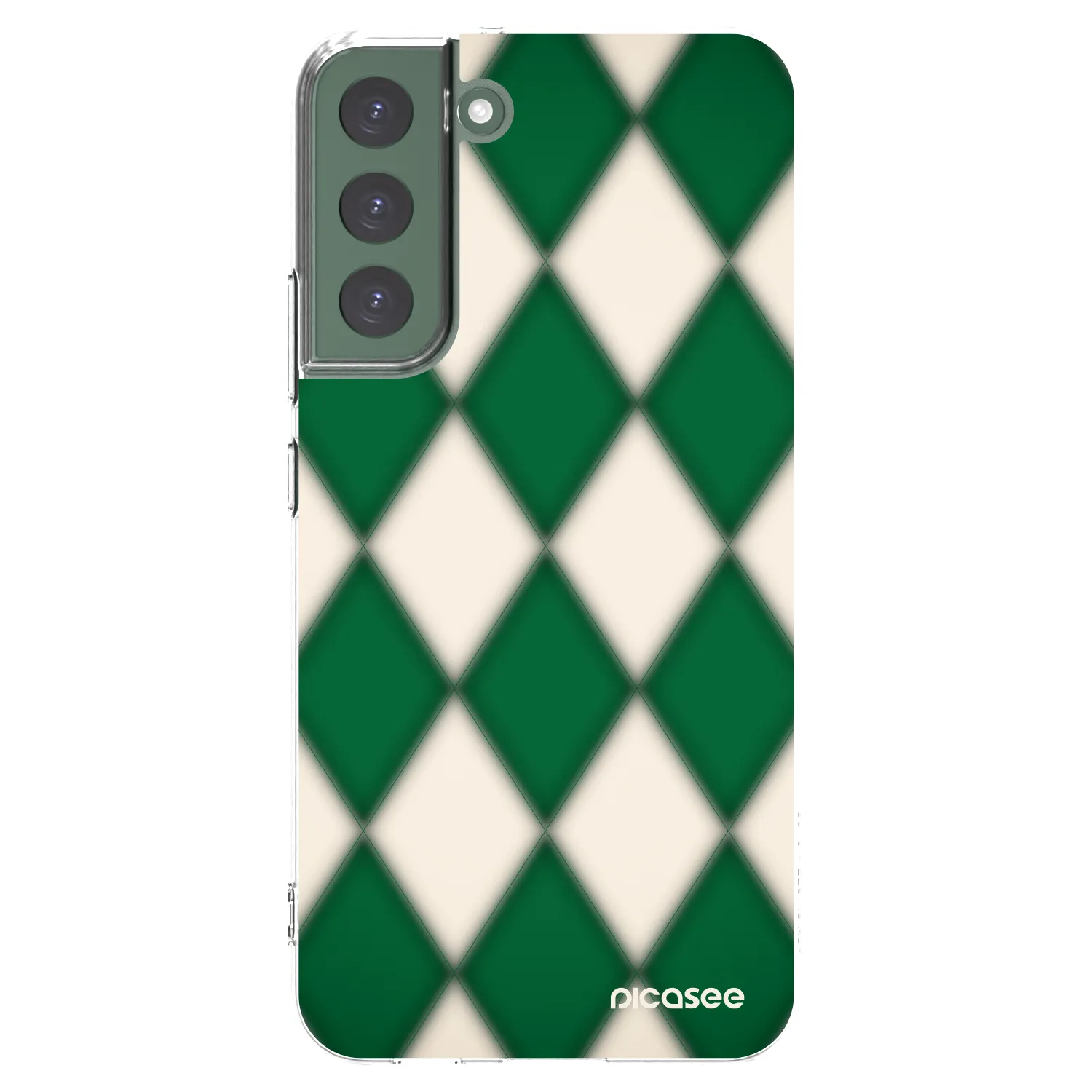 Picasee silikonowe przeźroczyste etui na Samsung Galaxy S22+ 5G - Emerald Diamond